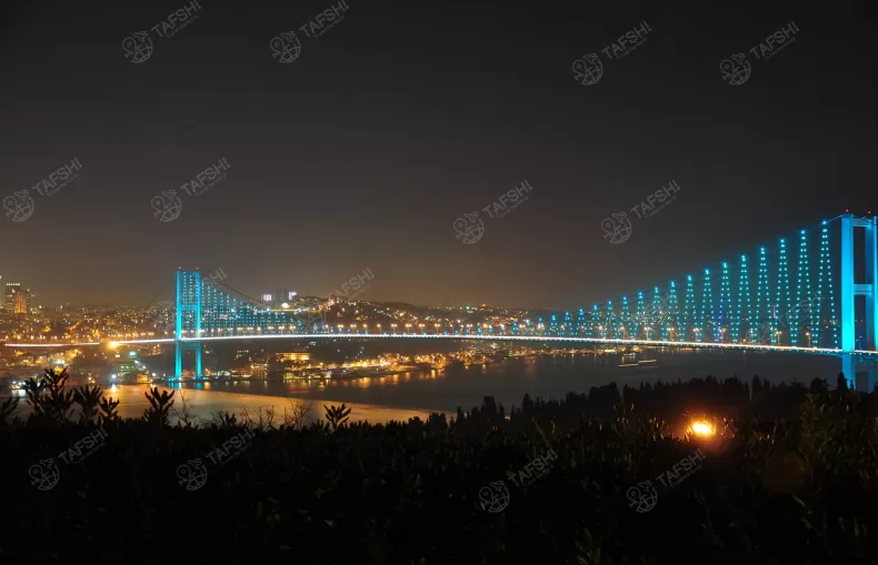 إسطنبول تركيا جسر البسفور اسطنبول