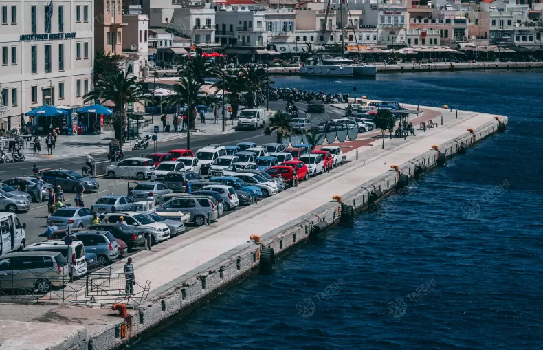 beach street athens greece